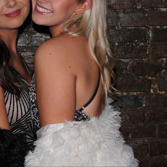 Long Navy Dress - Picture 5 of 6